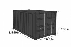 20 fods container til opbevaring